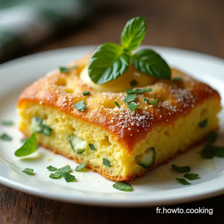 G&acirc;teau Invisible aux Courgettes et Parmesan