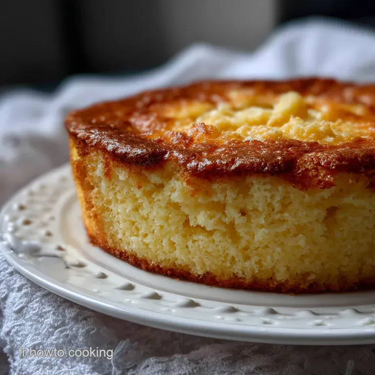 G&acirc;teau L&eacute;ger Tt-Fait Plat Et Recette Ultra Rapide presentation