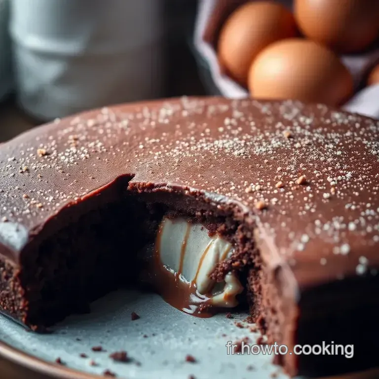 G&acirc;teau Moelleux Au Chocolat Sans Produits Laitiers presentation