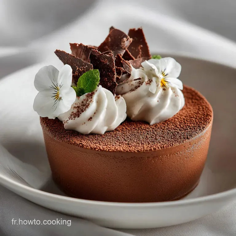 LOpéra Noir Gâteau Mousse au Chocolat Intense et Aérien