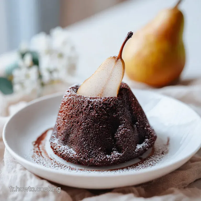 G&acirc;teau Poires Chocolat: Ultra Fondant