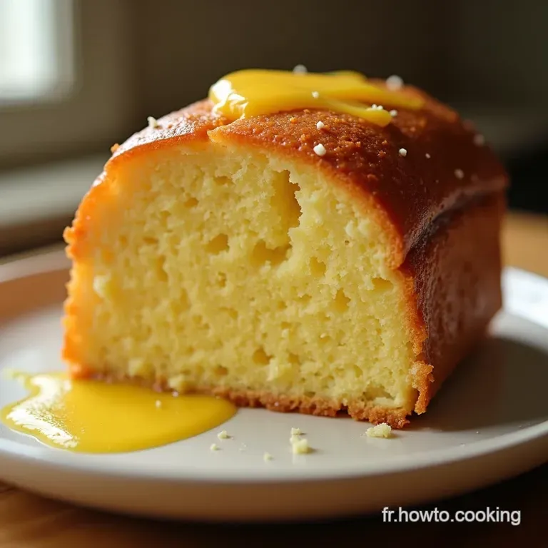 G&acirc;teau Renvers&eacute; &Agrave; Lananas L&eacute;ger Et Caram&eacute;lis&eacute; presentation