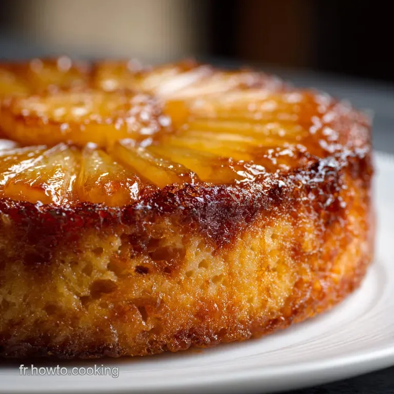 G&acirc;teau De Semoule &Agrave; Lananas Renvers&eacute; La Recette Fondante Et Tropicale presentation