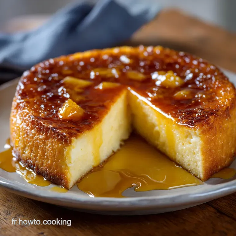 G&acirc;teau de Semoule &agrave; lAnanas Renvers&eacute; La Recette Fondante et Tropicale