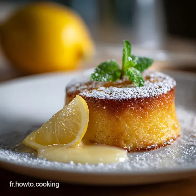Le Sublime G&acirc;teau de Semoule au Citron Fondant Sirop Intense