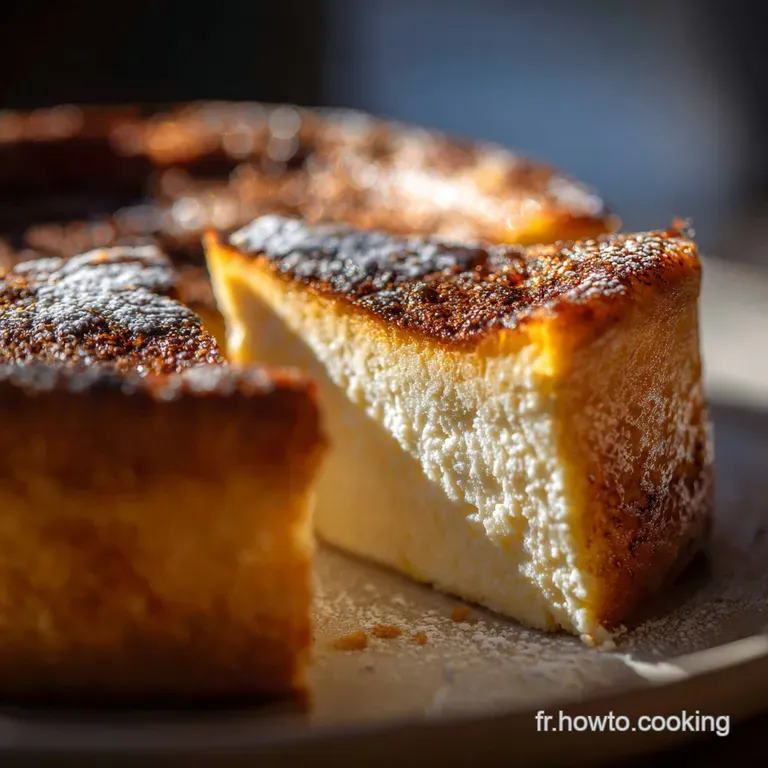 G&acirc;teau Ultral&eacute;ger Au Yaourt Brass&eacute; Le Souffle De Nuage Matinal presentation