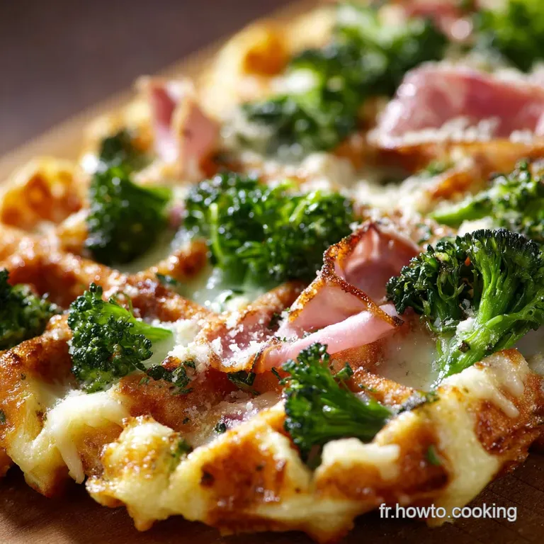 Gaufres brocoli jambon et mozzarella : LId&eacute;e Repas Famille Facile et Croustillante