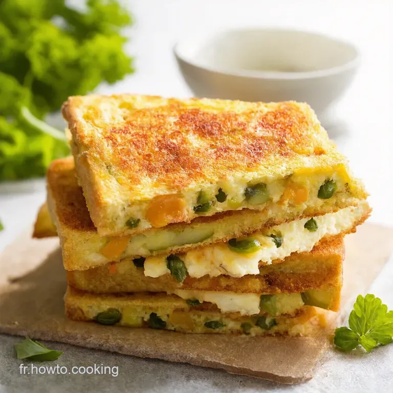 Gaufres CroustiFondantes aux L&eacute;gumes et Mozzarella