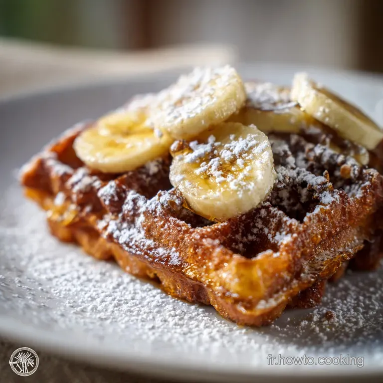 Gaufres Fa&ccedil;on Bananabread : Le Meilleur Du Brunch En Version Croustillante presentation