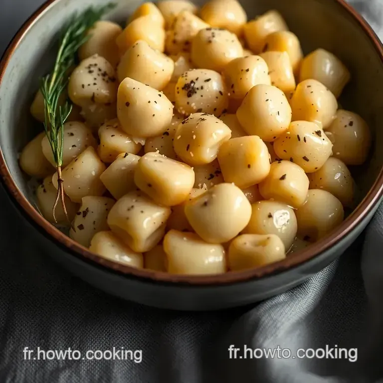 Gnocchi Maison Au Parfum De Truffe presentation