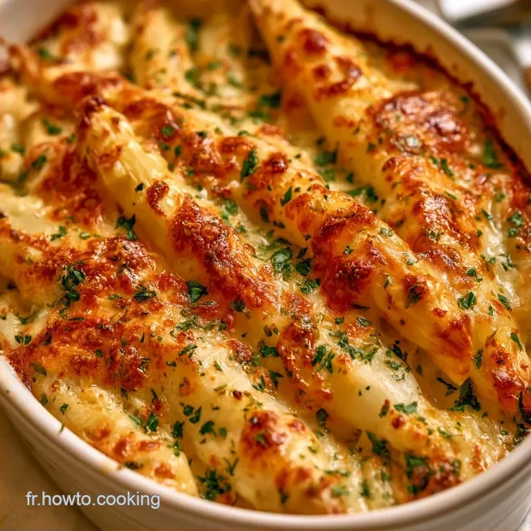 Gratin D Asperges Blanches au Parmesan