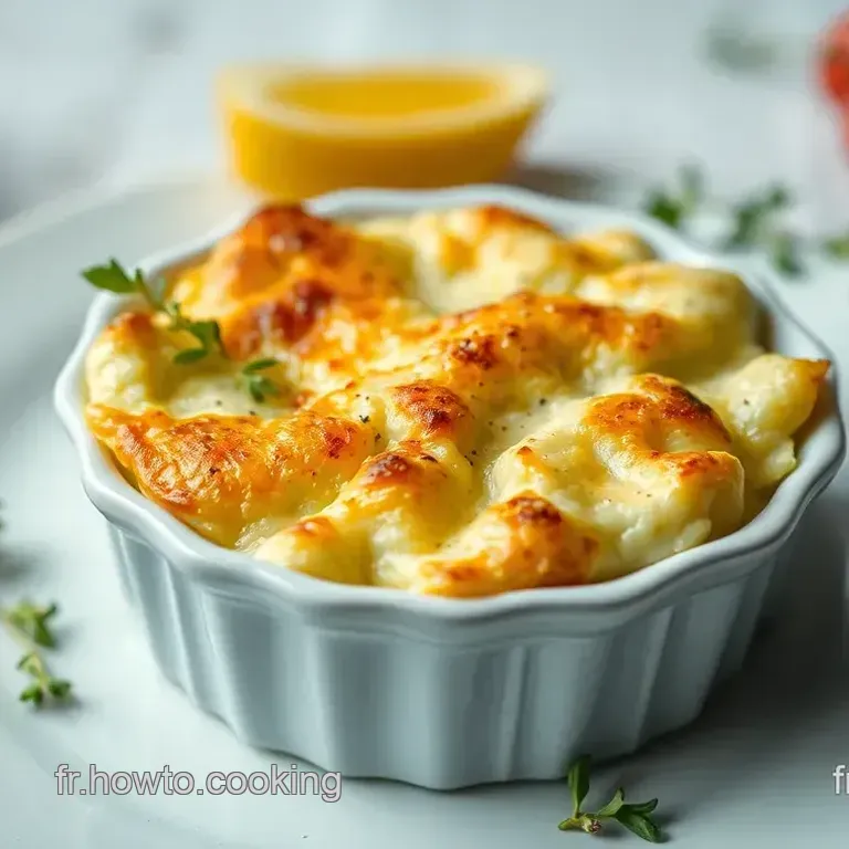 Gratin de Chou-Fleur à la Crème et au Gruyère