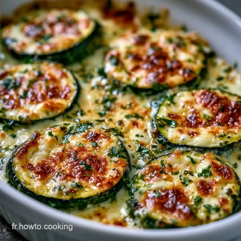 Gratin De Courgettes Au Ch&egrave;vre Frais