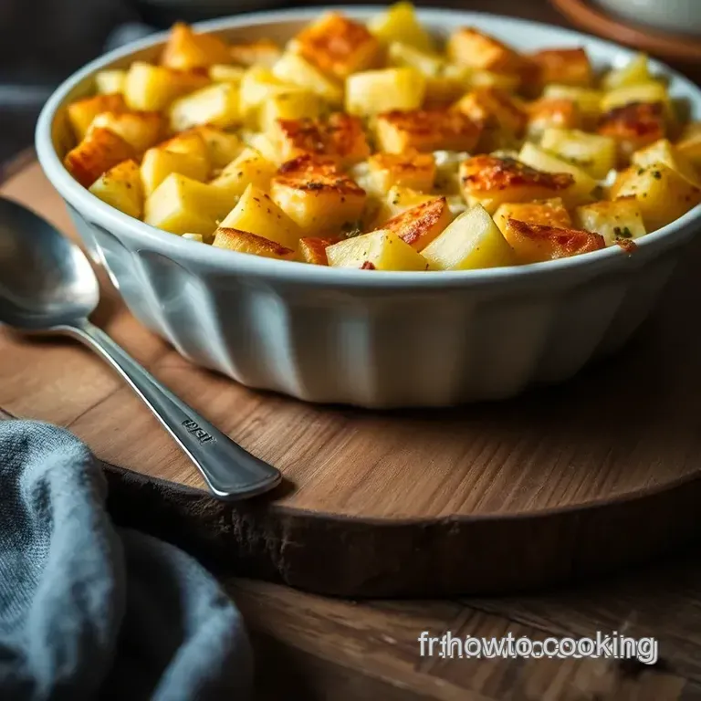 Gratin De Pommes De Terre Et Chou-Fleur presentation