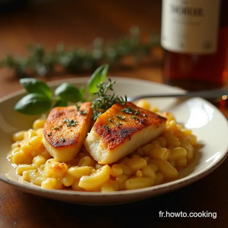 Gratin Rustique dHiver aux Trois Racines Sauce Crémée au Thym Frais presentation