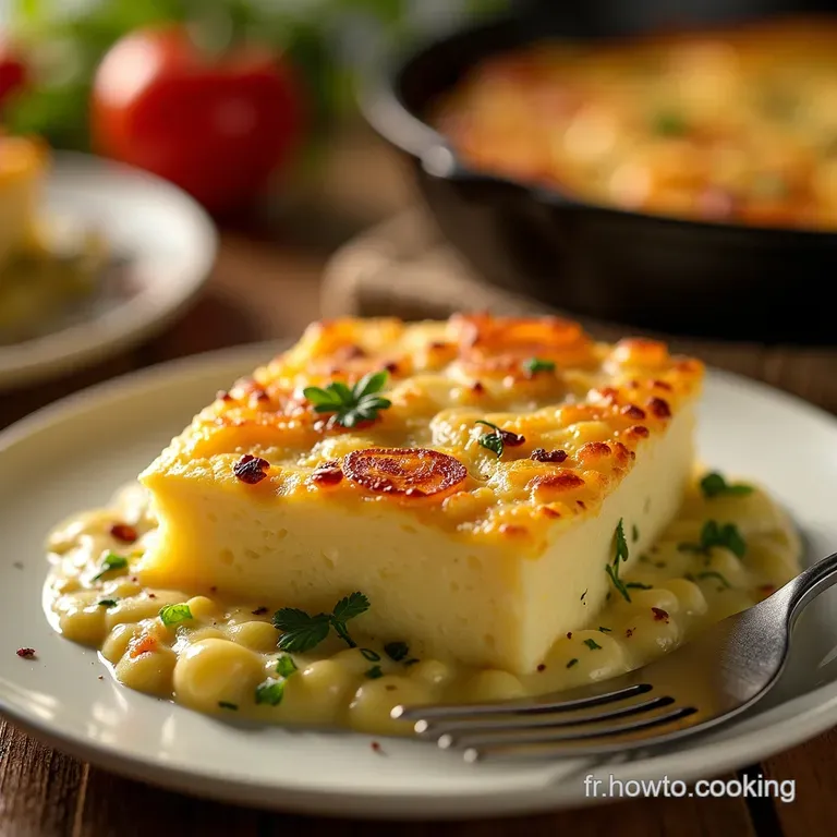 Gratin Soleil dÉté Le Classique des Jardins à la Béchamel Crémée presentation