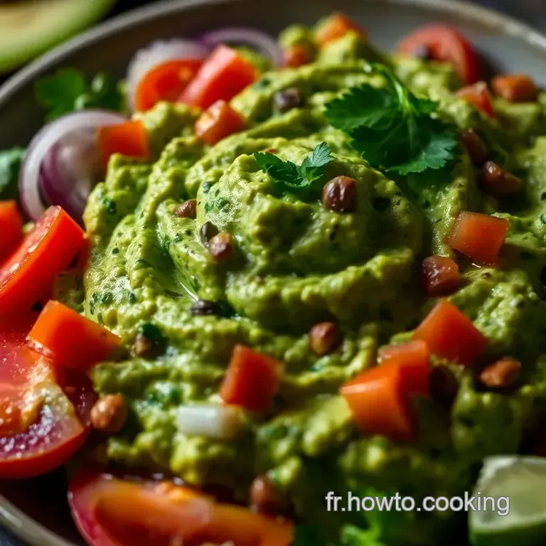 Guacamole Authentique : Recette Facile Et Ensoleill&eacute;e presentation
