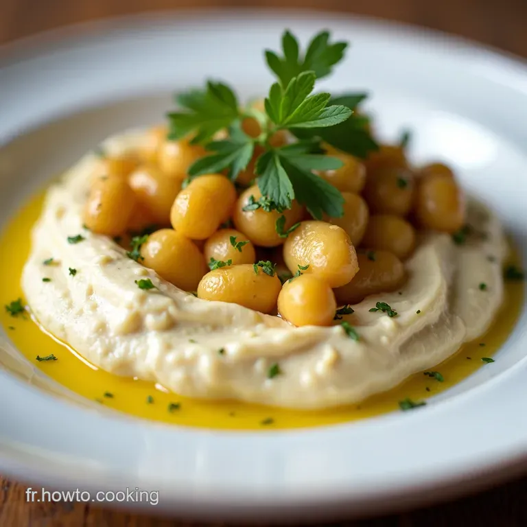 Houmous de Haricots Blancs Velout&eacute; et Gourmand
