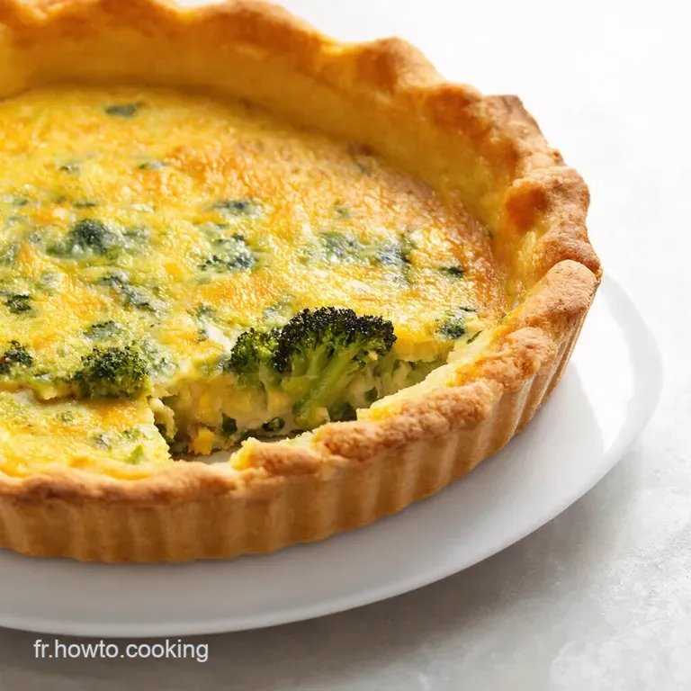 La Quiche BrocolisComt&eacute; Un Rayon de Soleil dans Votre Assiette