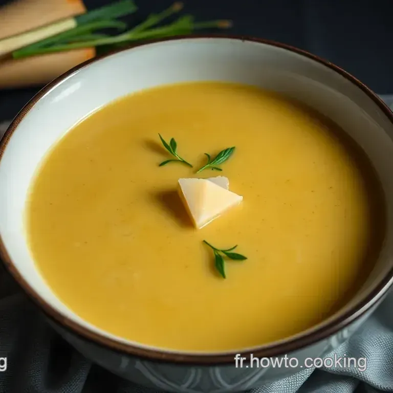 La Soupe de Chou-Fleur R&ocirc;ti au Cheddar un d&eacute;lice