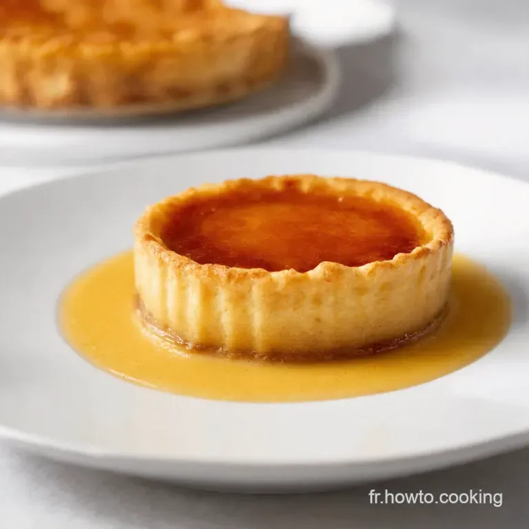 La Tarte au Flan de GrandM&egrave;re Le Secret dun Go&ucirc;t Inoubliable
