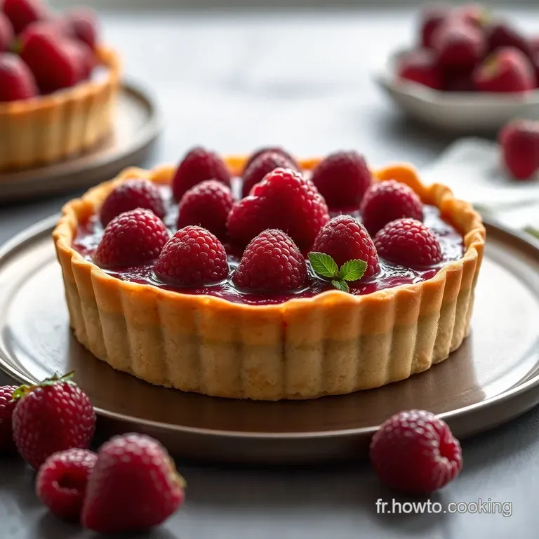 La Tarte Framboise Éclatante