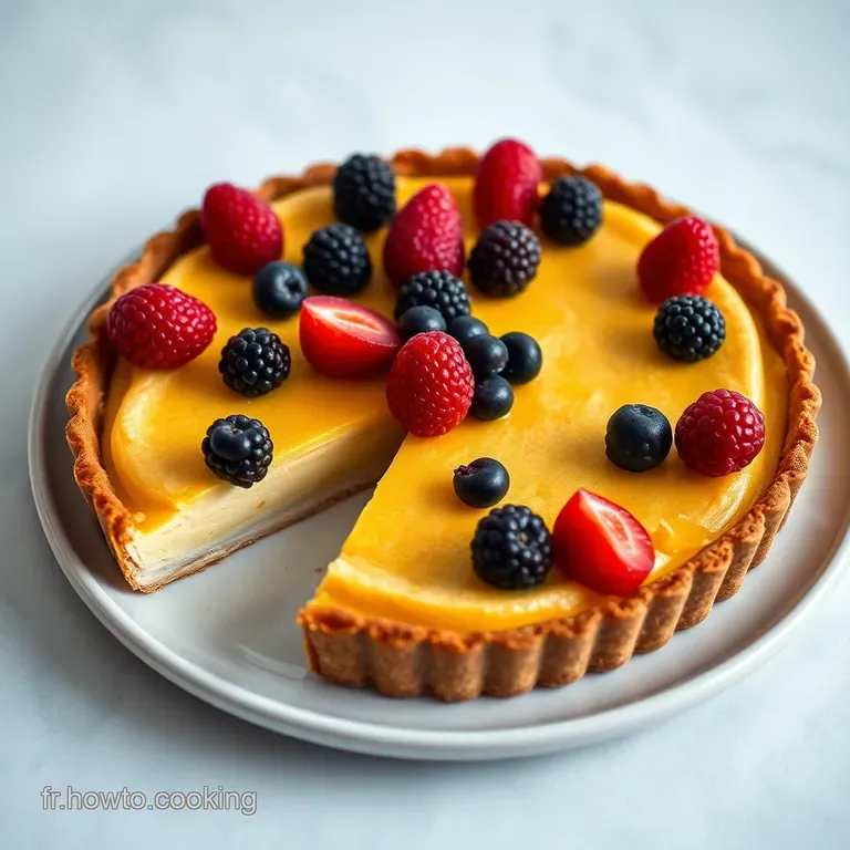 La Tarte Mascarponepomme R&eacute;v&eacute;l&eacute;e Un Secret Gourmand &Agrave; La Fran&ccedil;aise presentation