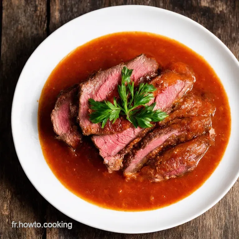 Langue de Porc Sauce Charcuti&egrave;re