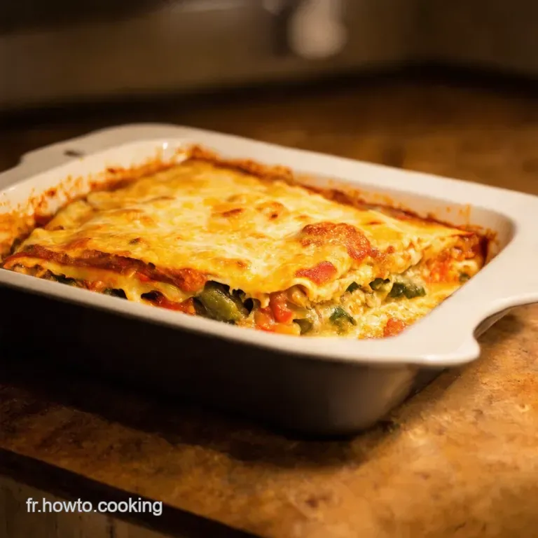 Lasagne Printanière aux Légumes Frais presentation