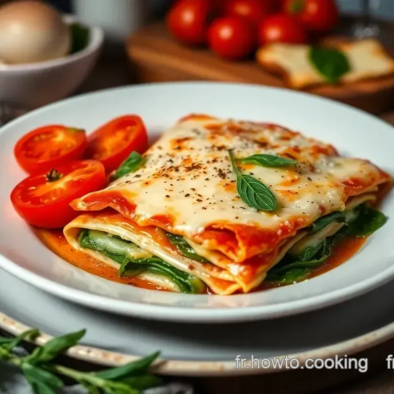 Lasagnes aux Épinards et à la Ricotta : Un Plat Réconfortant
