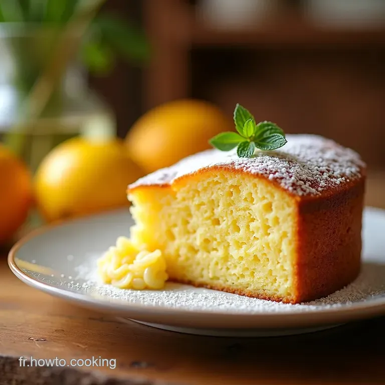 Le Cake Citron Ultime Un D&eacute;lice Acidul&eacute; Qui Fond En Bouche presentation