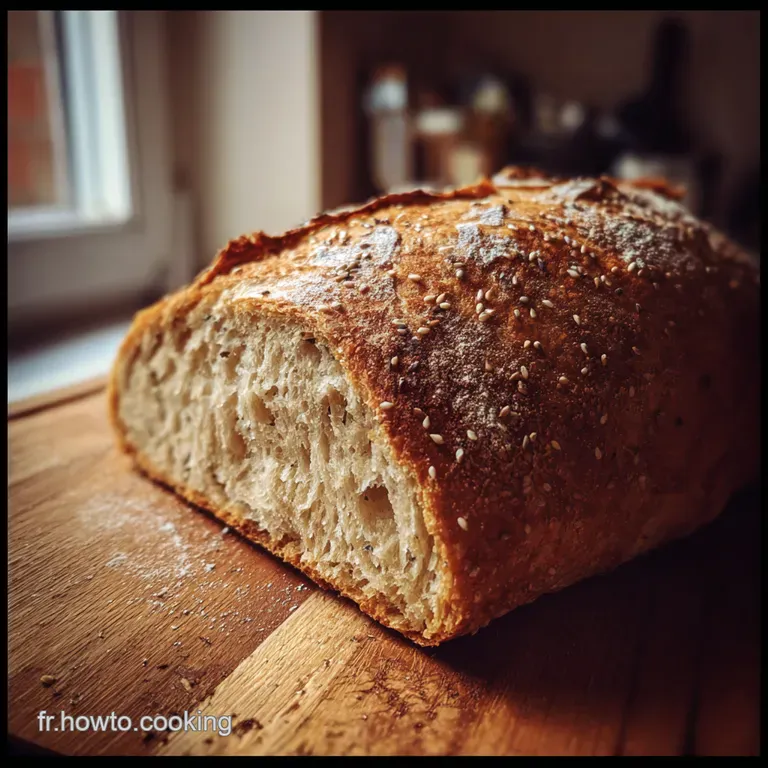 Le Secret du Boulanger Pain Moelleux aux Graines de Nigelle Sanouj presentation