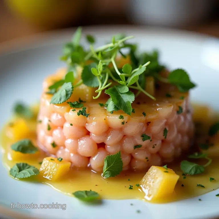 Tartare de Truite Fumée Granny Smith Recette Facile Chic