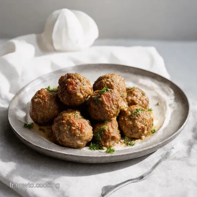 Les Boulettes de Viande à la Façon de Chef
