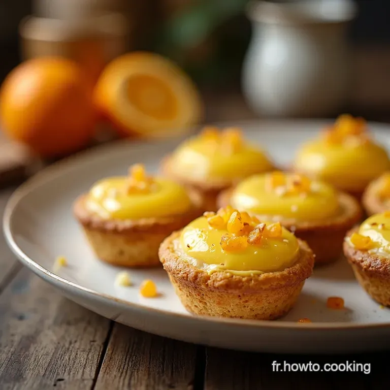 Les Petits Soleils de Maïs Gâteaux Moelleux Sans Gluten Parfumés au Citron et à la Fleur dOranger presentation