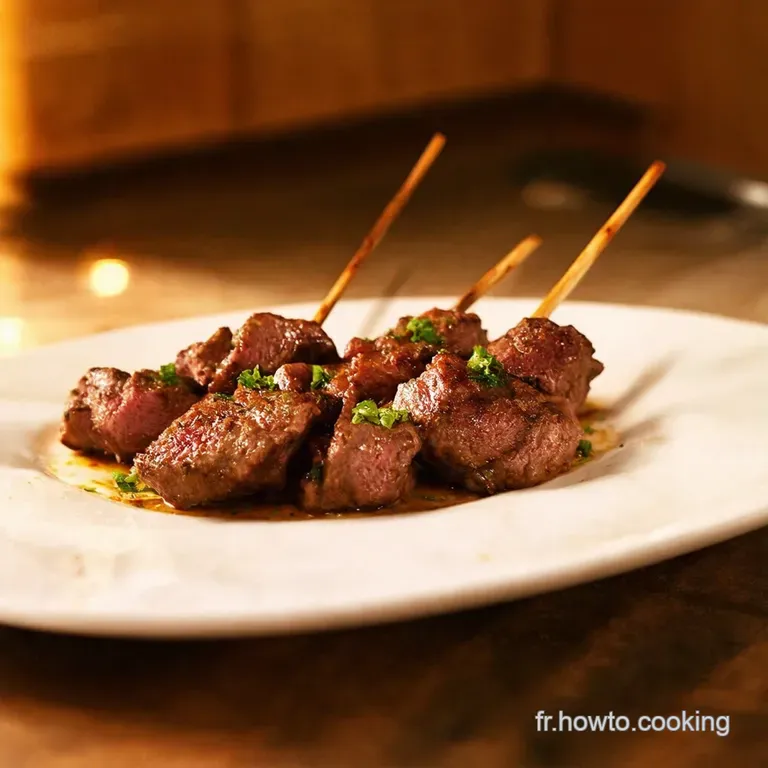 Marinade Digne Dun Bistro Pour Brochettes De Boeuf presentation