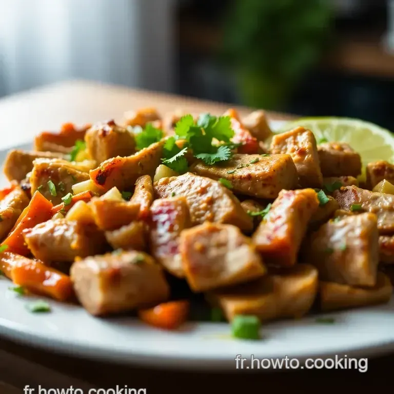 Marinade Parfaite Pour Fajitas Au Poulet : Un D&eacute;lice Tex-Mex ! presentation