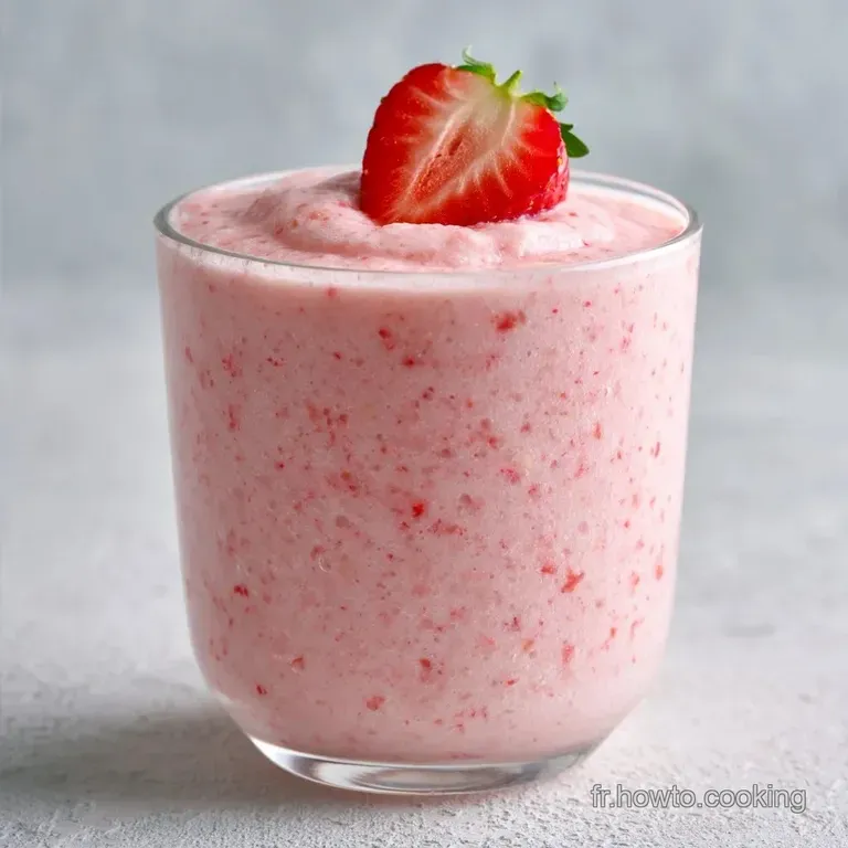 Milkshake &Agrave; La Fraise en 5 Minutes