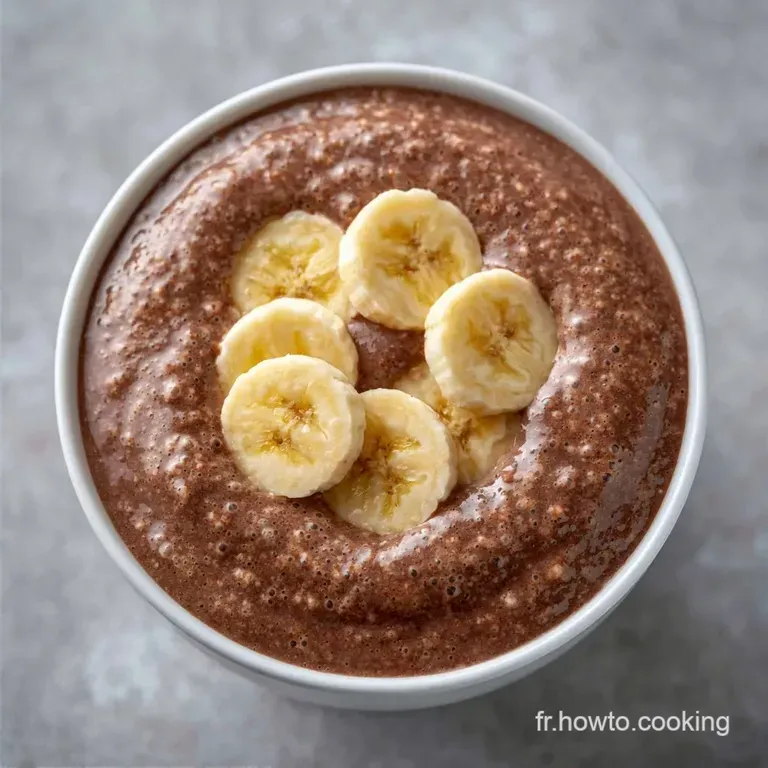 Milkshake Banane Chocolat au Cacao