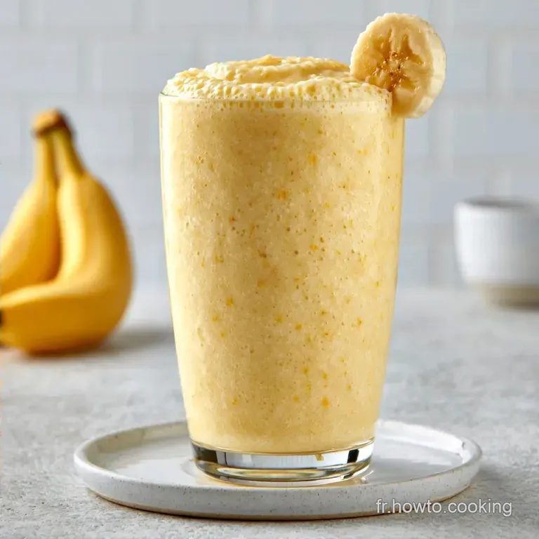 Milkshake Banane Classique au Yaourt Grec