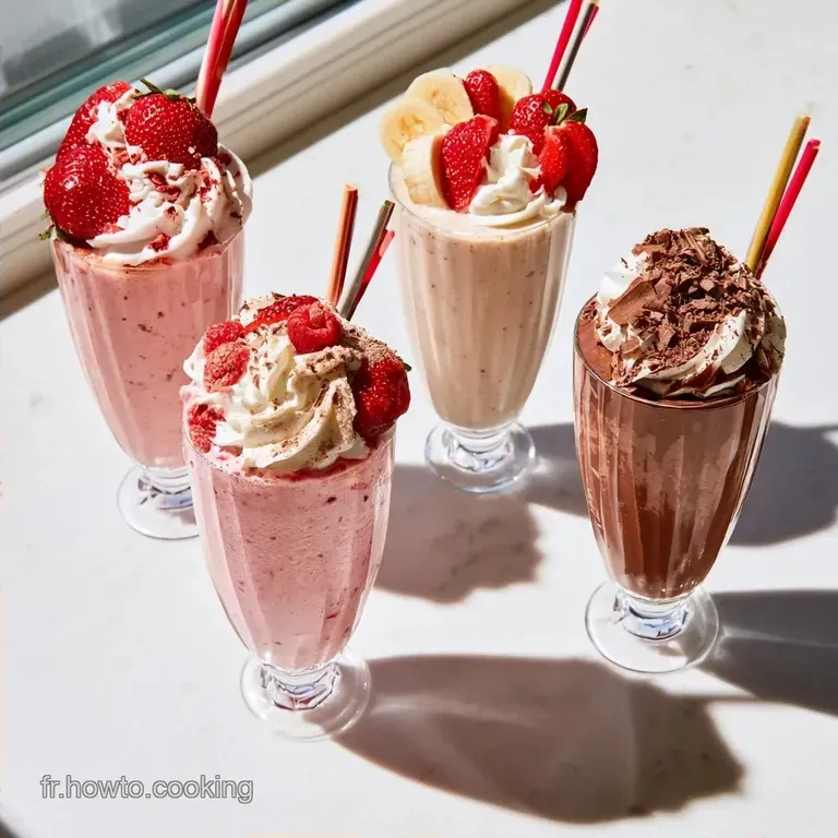 17 Recettes de Milkshake Maison Rapides