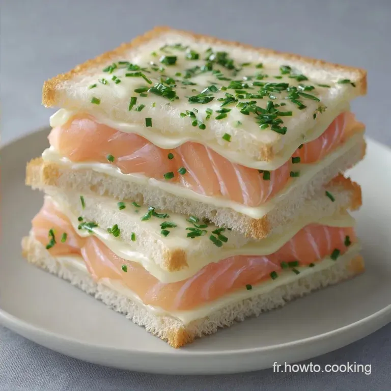Mini Sandwich Saumon Fum&eacute;: Frais et Moelleux