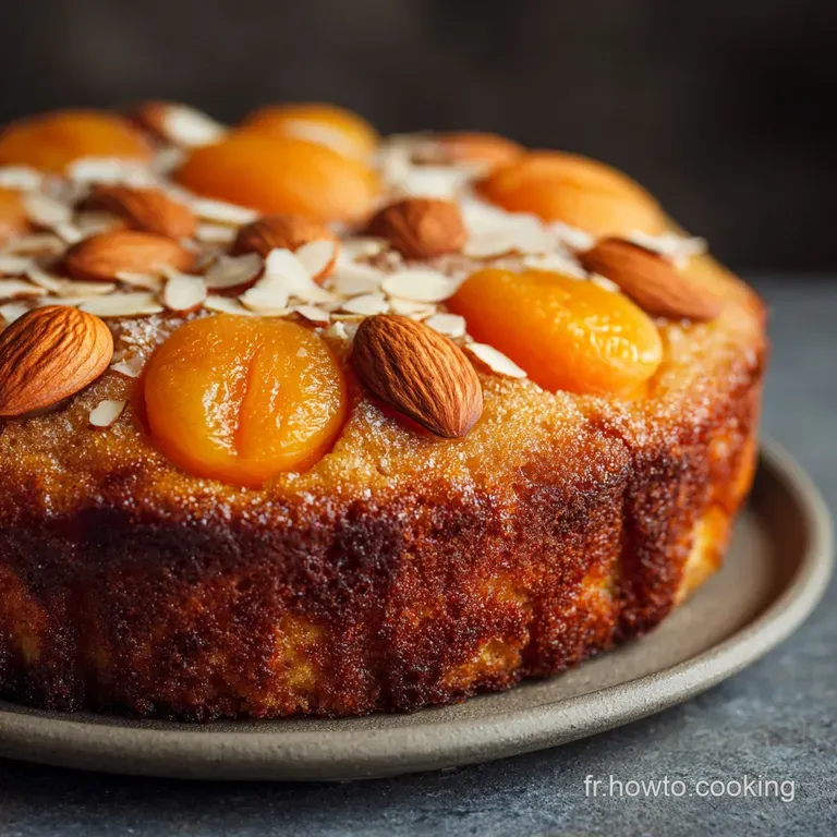G&acirc;teau Moelleux Abricots Et Amande Mon Moelleux D&eacute;t&eacute; Inratable presentation