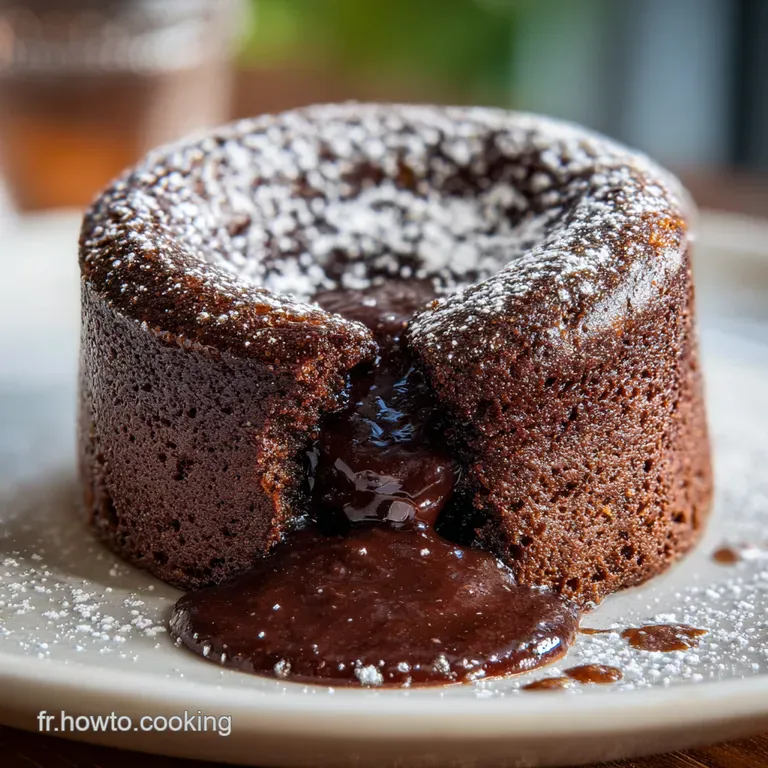 Mon Moelleux Au C&oelig;ur Coulant M&eacute;thode Julie Andrieu presentation