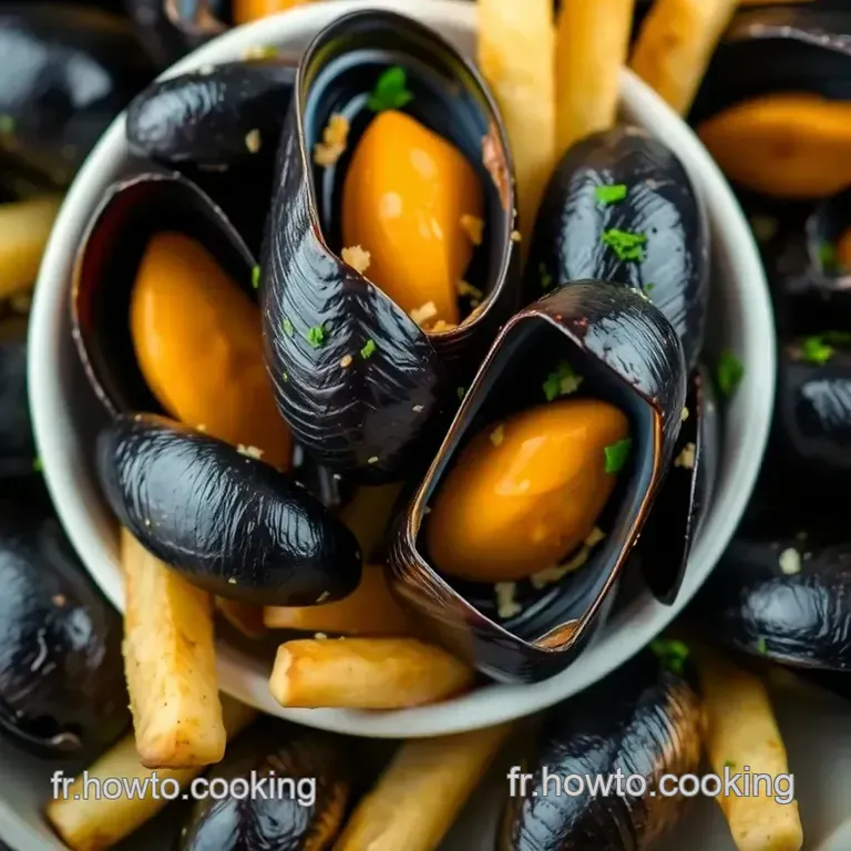 Moules Frites &Agrave; La Belge: Croquantes Et Savoureuses! presentation