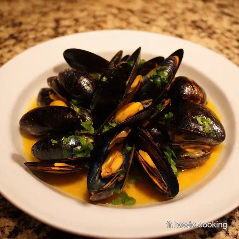 Moules Marini&egrave;res Bistro Bliss at Home presentation