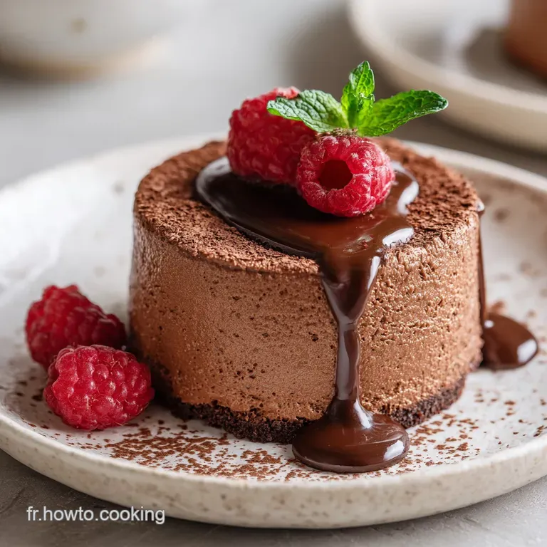 Elegant chocolate mousse in a stemmed glass. Notice the light reflecting off the smooth, dark chocolate surface. Chocolate...