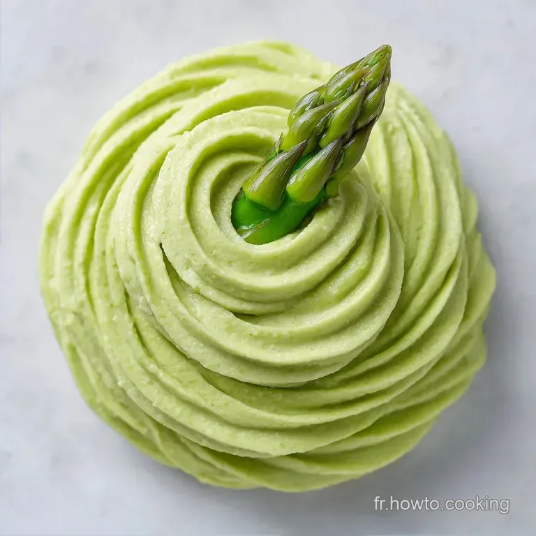 Mousse Froide Aux Asperges Vertes : Velout&eacute;e et A&eacute;rienne