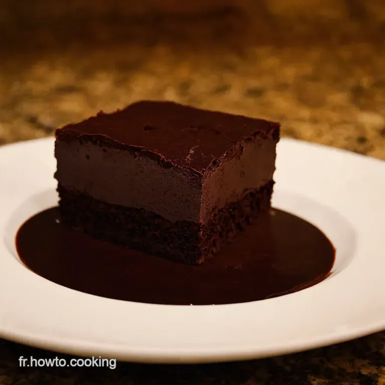 Mousse Intense Au Chocolat Noir Et Zestes Dorange presentation