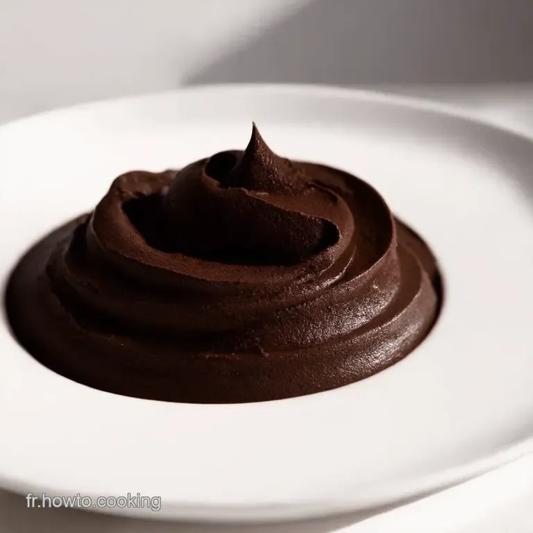 Mousse Intense au Chocolat Noir et Zestes dOrange